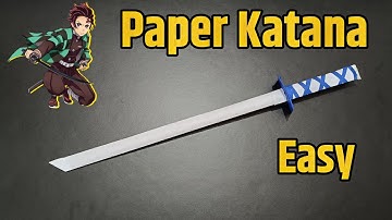 how to make a paper sword | how to make katana out of paper | ninja weapon | paper katana ❤️🤯