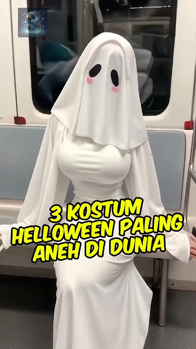 3 Kostum Halloween paling aneh di dunia (Nomor 3 pangen di kejar) #shorts