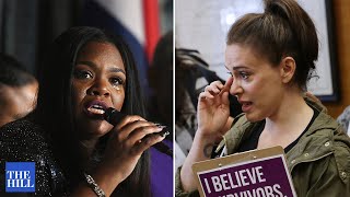 Cori Bush Apologizes To Actress Alyssa Milano Over 'Cruel, Sexist' Questions From Republicans