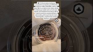 🕷️🕸Directo desde el multiverso Onza plata pura emitida por la New Zealand Mint, celebra a Spider-Man