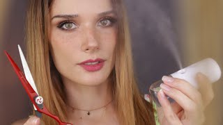 ASMR Haircut , Soft Scissors , Hand Movements , Whispers , Personal Attention , Hairdresser RolePlay screenshot 2