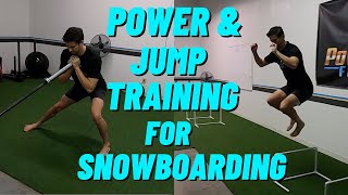 Workout To Be Able To Jump Snowboarding || Beginning Of The Season Power Workout For Snowboarders