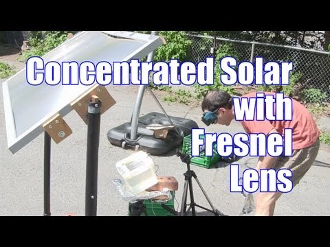 concentrated-solar-cell-test-with-fresnel-lens