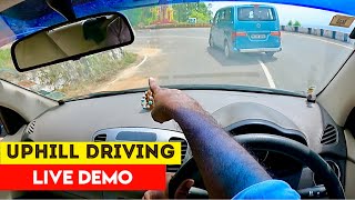 Hill Driving live demo - Uphill driving tips|மலை பாதை ஏற்றத்தில் எப்படி கார் ஓட்டணும்?|Birlas Parvai
