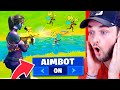 Fortnite PRO turns on AIMBOT! (CRAZY)