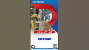 Automated Conveyor with Robotic Arm for Effortless Unloading#roller #factorymanager