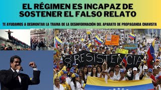 EL RÉGIMEN DE MADURO ES INCAPAZ DE SOSTENER EL FALSO RELATO PARA EL 28 J, NO LE CREEN