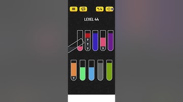 water sort puzzle level 44 solution