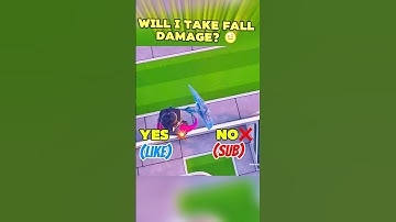 NEW NO FALL DAMAGE GLITCH! 🤯😳 #fortnite #glitch #gaming
