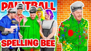IMPOSSIBLE PAINTBALL SPELLING BEE!! (IRL)