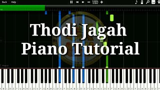 Thodi Jagah ( Marjavaan ) || Piano Tutorial + Midi File