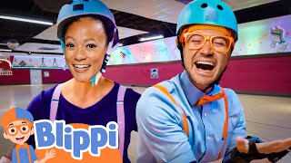 Rollerskating With Blippi! 🛼 | Blippi 🔍 | 🔤Subtitled Videos 🔤 | Learning Videos For Kids