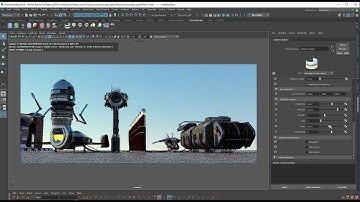 OctaneRender for Maya Lesson 3.2: Octane Environment Lighting Using The Daylight System