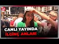 Halk TV canlı yayınında ilginç anlar! Muhabirimiz güneşten etkilenmesin diye...