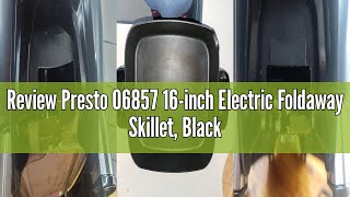 Review Presto 06857 16-inch Electric Foldaway Skillet, Black