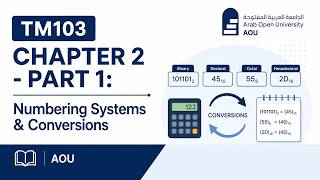 TM103 Chapter 2 - Part 1: Numbering Systems &amp; Conversions | AOU