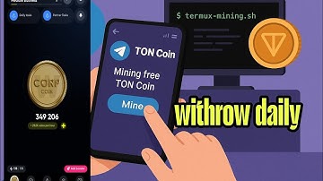 Earn Ton Crypto Daily Income For Free With New telegram bot mining Using termux