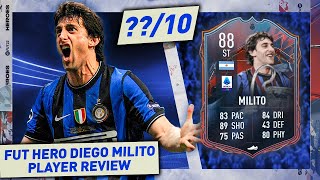 OP FINESSE SHOT TRAIT?!  88 HERO DIEGO MILITO FUT HEROES PLAYER REVIEW | FIFA 22 ULTIMATE TEAM