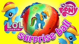 Custom Diy My Little Pony Lol Surprise Ball Learn Colors With Rainbow Dash, Twilight & Glitter