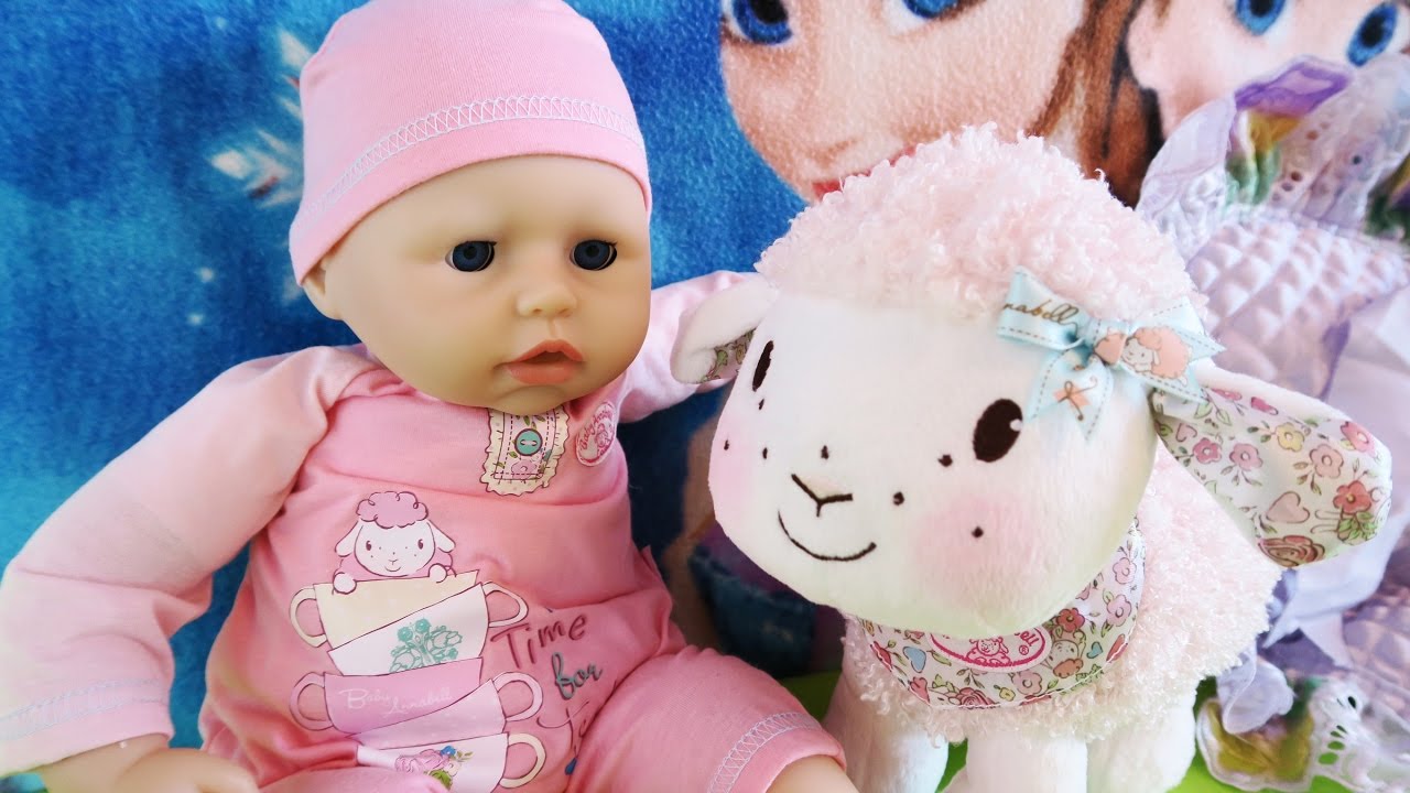 baby annabell walking lamb