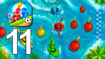 Stickman Party - Gameplay Part 11 Random Funny MiniGames 1 2 3 4 Plyer Free New Update Adventure