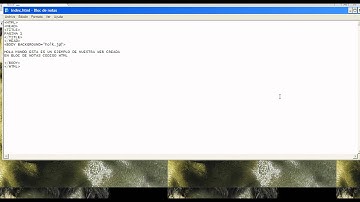 crear una pagina web en codigo html bloc de notas #1