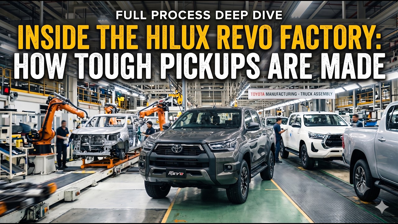 Inside the Toyota Hilux Revo Factory: How Tough Pickups Are Made (Full ...
