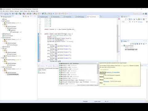 Java - Scores to Grade using Scanner