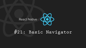 React Native Tutorial 21: Stacknavigator