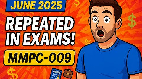 Don’t Miss These MMPC 009 Topics! 🔥 Score High in IGNOU MBA Exam | 2025 |HINDI
