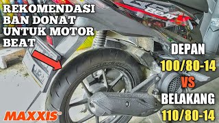 Pasang Ban Maxxis di Motor honda Beat ukuran 100/80 & 110/80 ring 14 | Ban donat Beat By Djoyo Ban screenshot 2