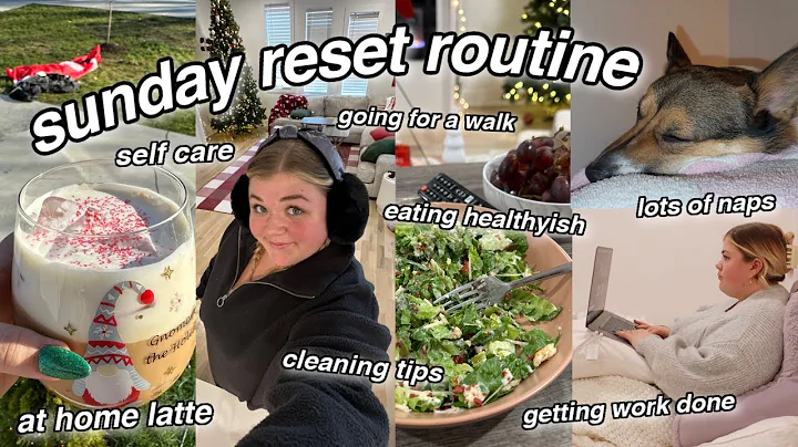 my sunday reset routine *self care, cleaning, sell...