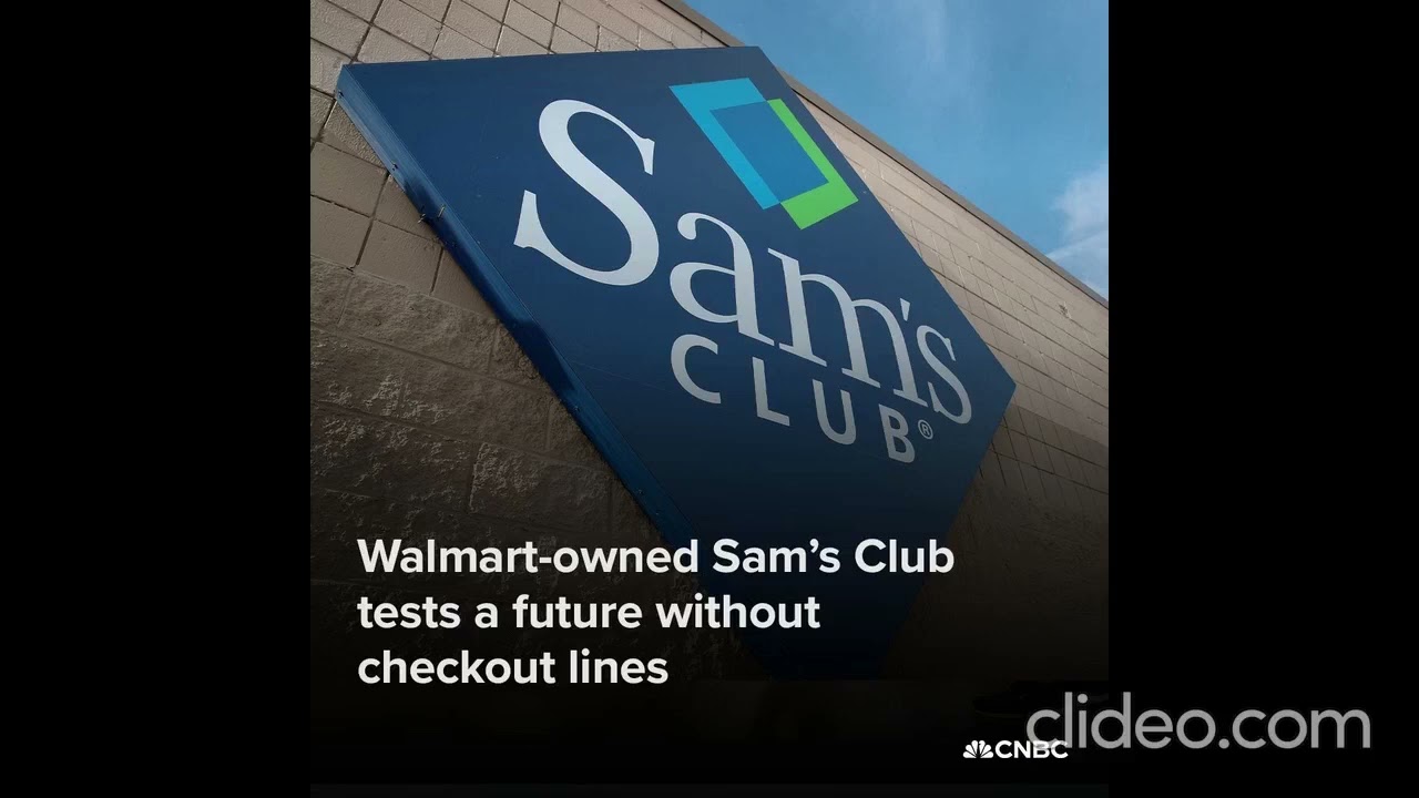 Walmart-owned Sams club tests a future without checkout lines.
