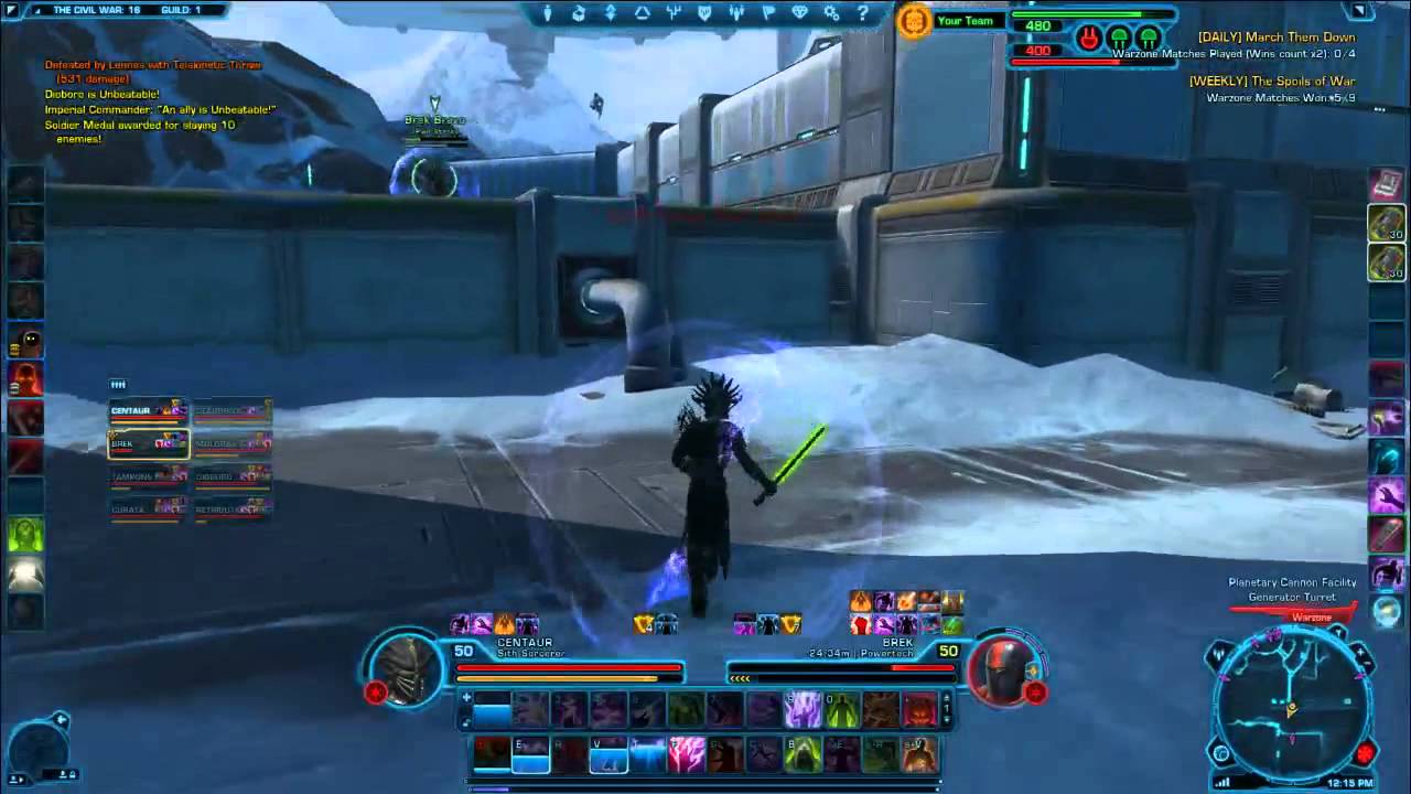 Star Wars The Old Republic - PVP - Alderaan Civil War