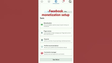 Facebook monetization setup #facebook #facebookmonetization #facebookpage #earnmoneyonline