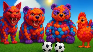 Mascot Ready Go Good Kick Asmr The Mascot Vibrato Assistant Dog Placed On The Football Field