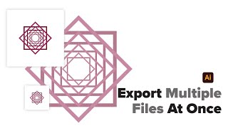 How To Export Multiple Files At Once (Adobe Illustrator Tricks) Profile