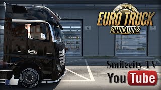 ETS2 Live. Euro Truck Simulator 2. С Грузом По Европе. Mercedes-Benz Actros. Конвой. #911