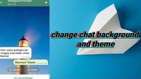 how to change chat background and theme color in telegram