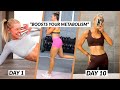 I Did Sydney Cummings 10 day TONE YOUR WHOLE BODY in 10min Workout | TRUTH ABOUT BOOSTING METABOLISM