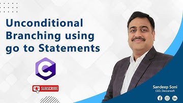 Unconditional Branching using go to Statements - C  language Tutorial