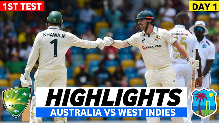 Australia vs West Indies 1st Test Day 1 Highlights 2025 | AUS vs WI 1st Test Day 1 Highlights 2025