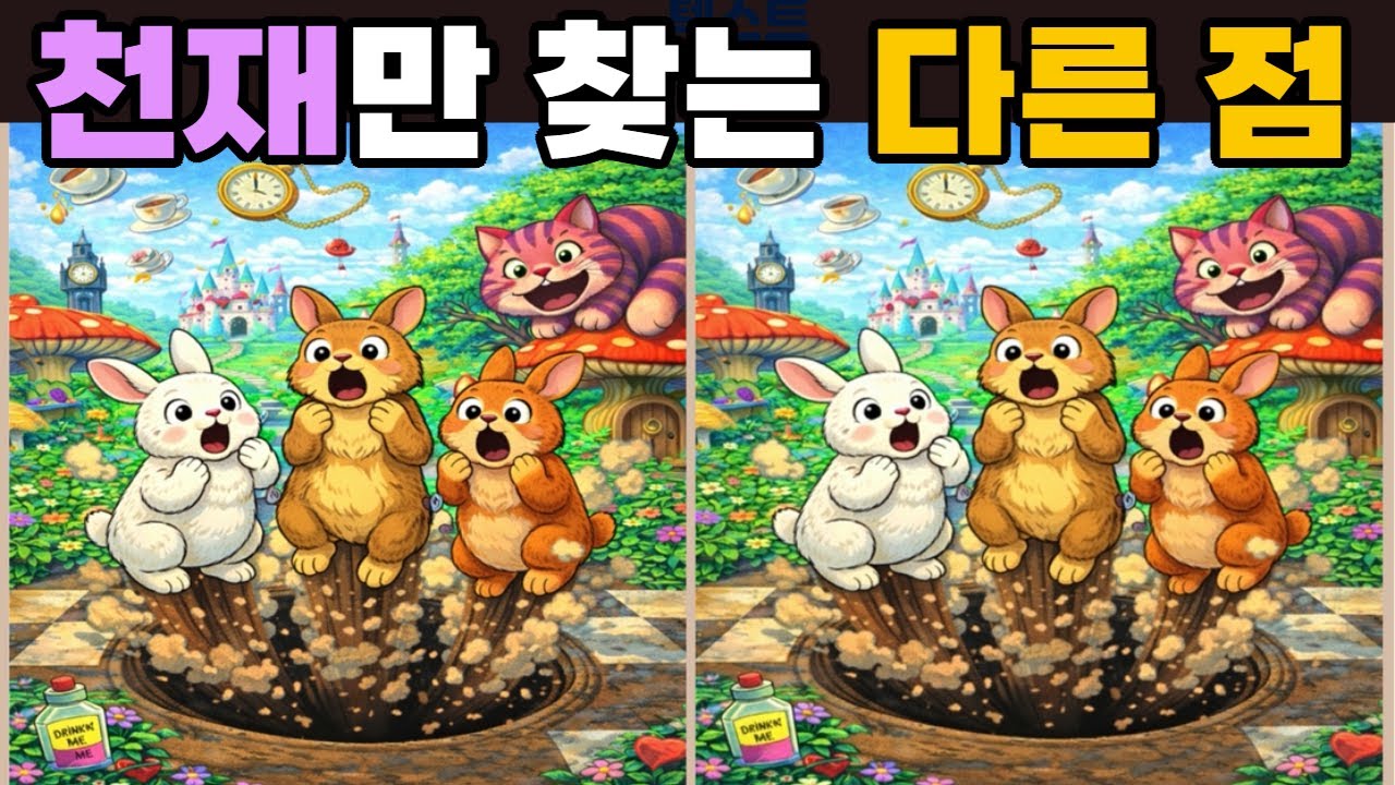【다른그림찾기 | Spot the Difference】보기보다 어려운 틀린그림찾기🧩