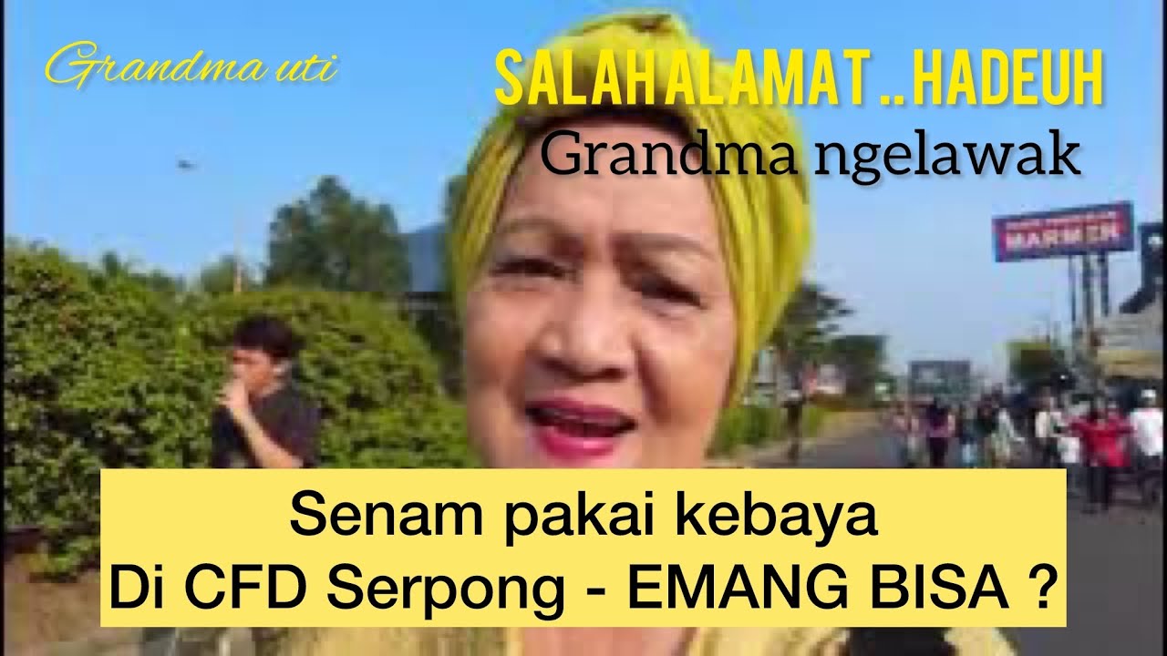 CFD II HUT TANGSEL II SENAM II CAR FREE DAY II SERPONG II SALAH KOSTUM II SALAH ALAMAT