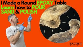 How to built, without mistake, a round table with epoxy resin and hunting bullets