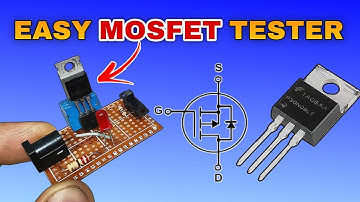 How To Test A MOSFET Transistor Without Multimeter!