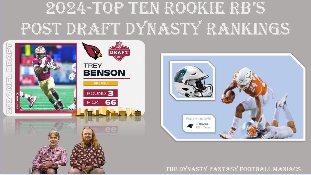 2024-Top Ten rookie RB’s post Draft Dynasty Rankings - YouTube