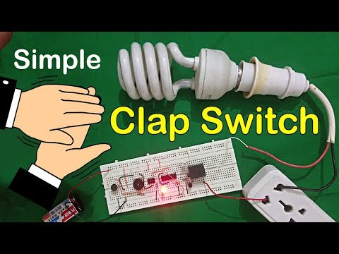 Simple Clap Switch Circuit Home Automation Clap On Off