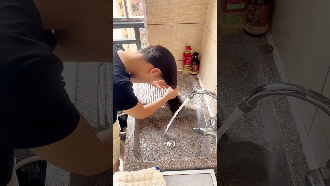 Hair Wash Routine! 💆‍♀️ Transform Frizzy Hair into Glass-Shine ✨ 