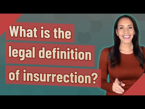 Insurrection Definition Legal / The Insurrection Act And Putting Troops ...